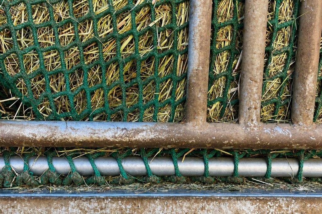 Heunetz befestigen: Karabiner, Haken oder einfache Lösung – was sich im Offenstall bewährt